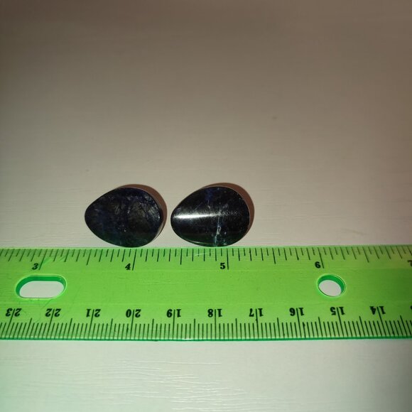 Retro Style Earrings Studs Vintage Tear Drop Teardrop 70s Lightweight - Picture 3 of 7